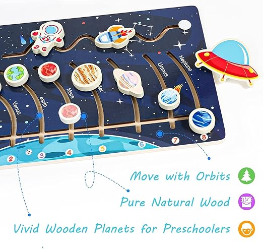 Planet Board Maze | Solar System Puzzle