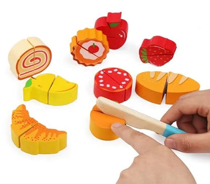 Wooden Fruit Store Pretend Play