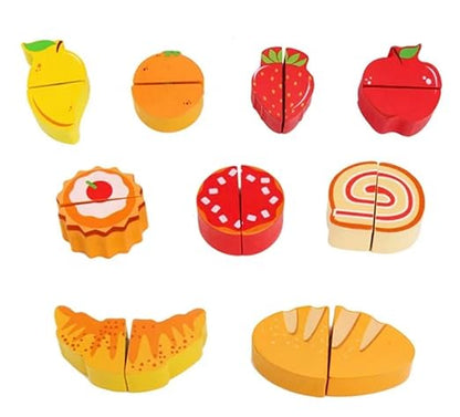 Wooden Fruit Store Pretend Play