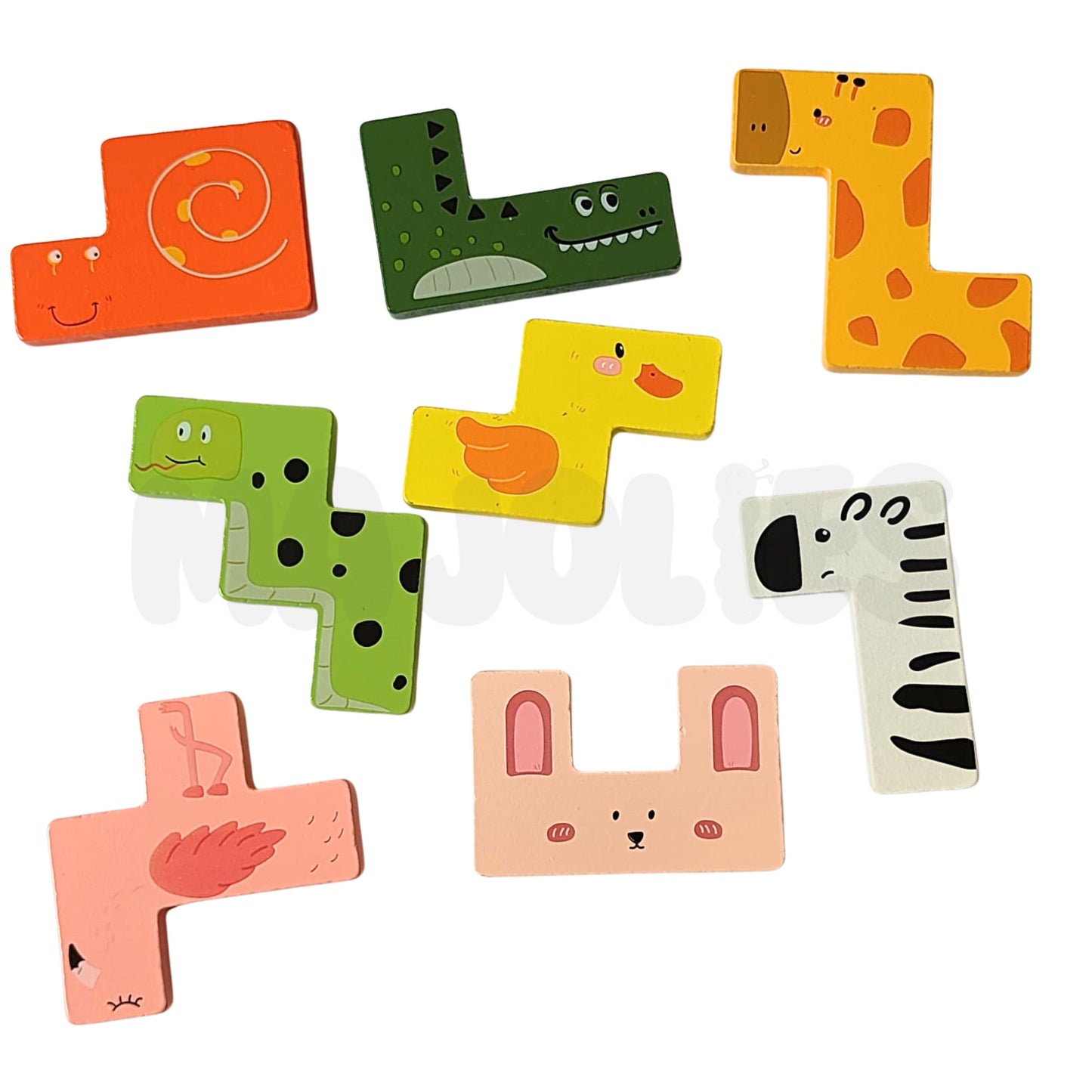 Wooden Tetris Set - Animal