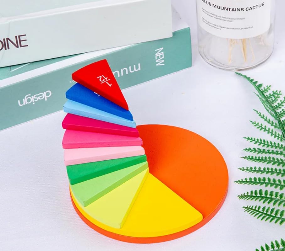 Math Fractions Disks | Montessori Learning Toys