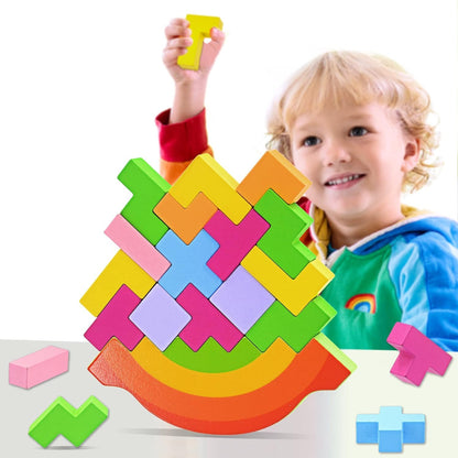 Rocking Tetris Puzzle Toy