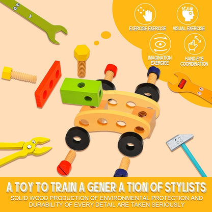 Little Engineers - Nut & Bolt Toolbox Toy (34pcs)