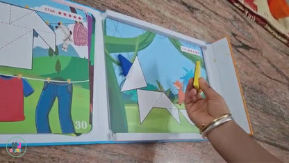 Magnetic Tangram Book