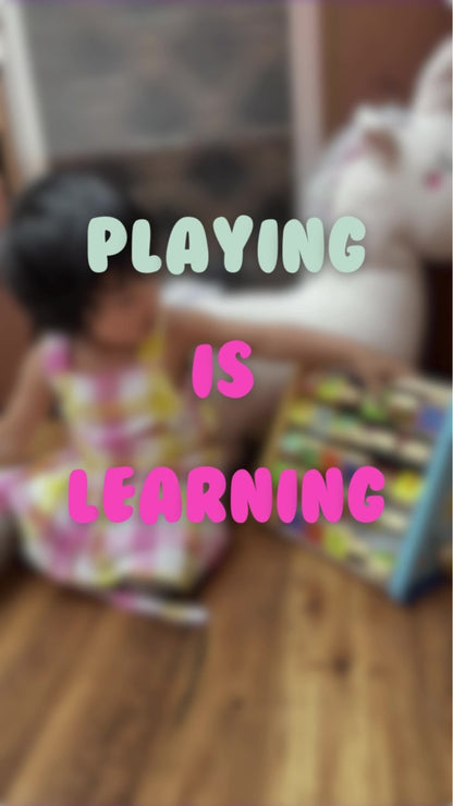 Montessori 5 in 1 Wooden Activity Triangle (Large)