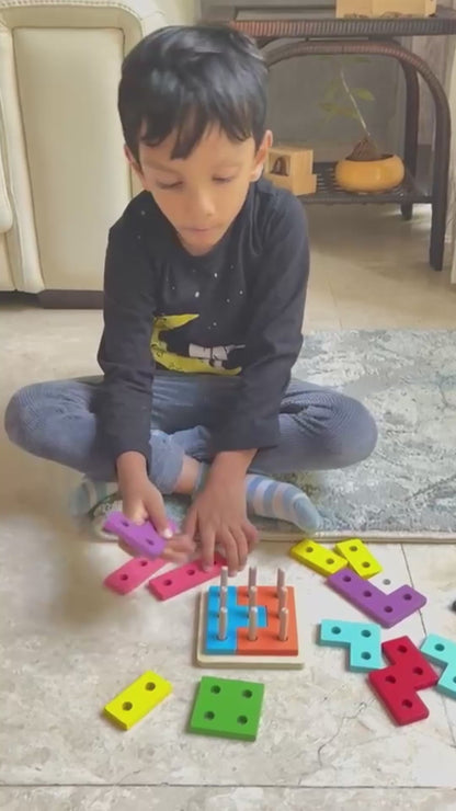 Brainy Blocks - Sorting & Stacking Puzzle