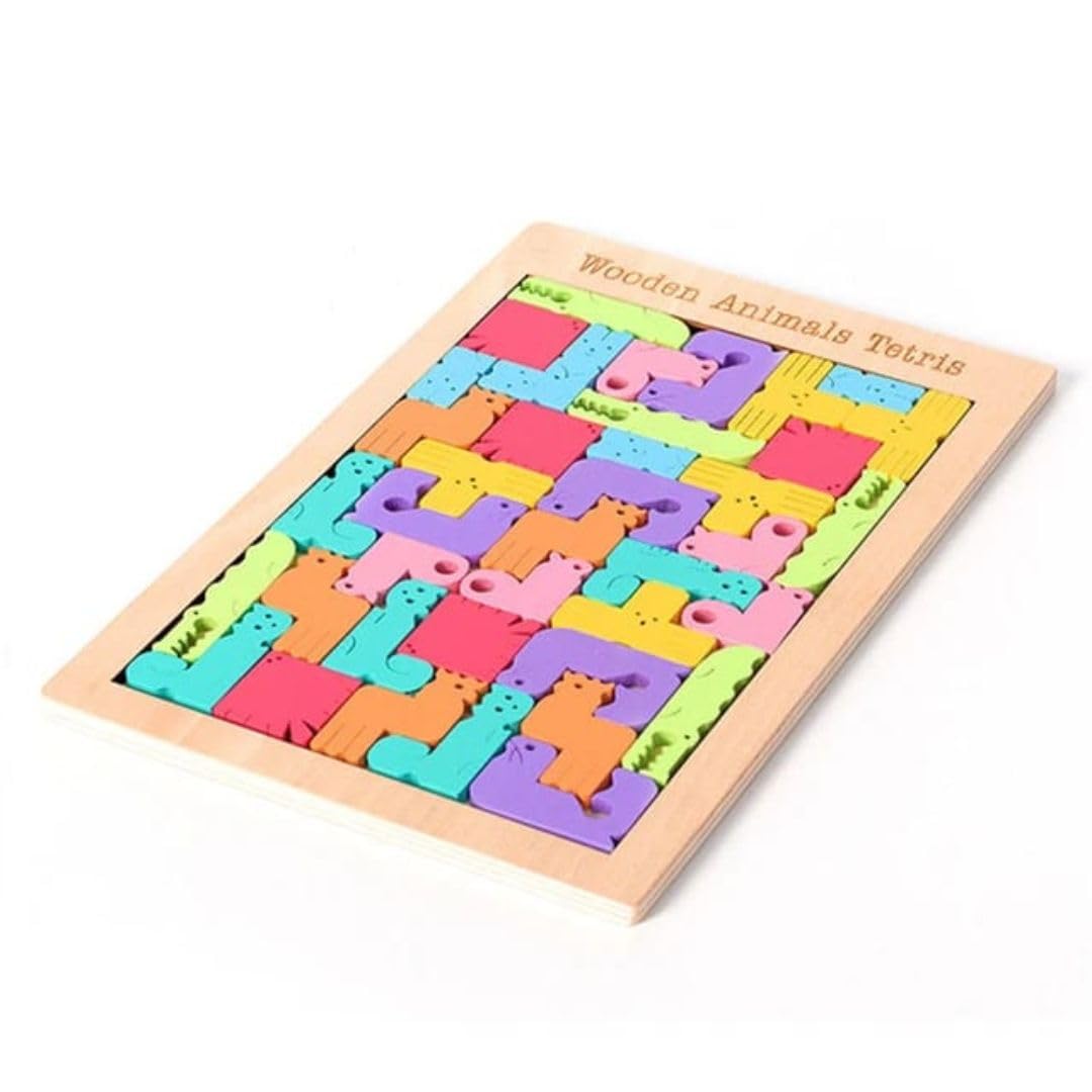 Wooden Animal Tetris